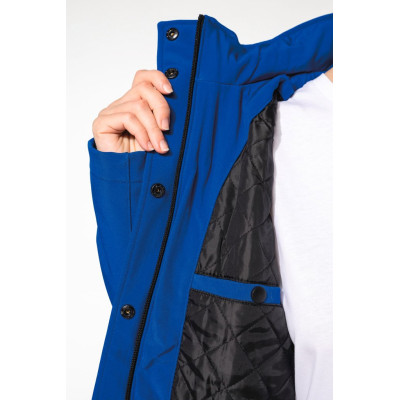 Ladies’ hooded softshell lined parka